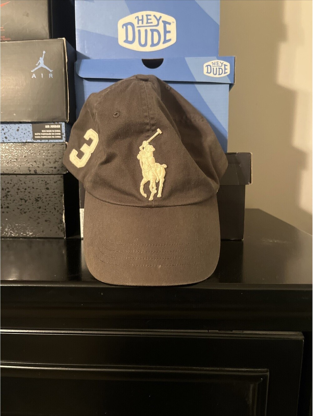 Polo Ralph Lauren Men's Olive Big Pony Chino Hat #3